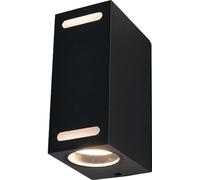 Carré (E) Wandleuchte Noir Aluminium IP54 Moderne Compact Extérieur Elisa