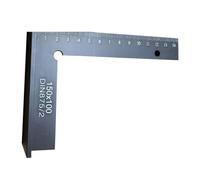 Carré en aluminium avec siège, règle de précision à 90 degrés, bloc de positionnement à angle droit, outil à main pour utilisation en laboratoire, outil de mesure
