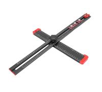 Carré en T Menuiserie 60cm Règle Carrée Précise Multi-angle Réglable Alliage Aluminium Outil Positionnement Perçage pour Charpentiers et Amateurs de Bricolage
