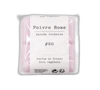 Carré fondant pour brûle parfum Poivre Rose