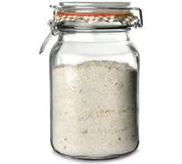 Carré kilner clip top pot en kilner bocal de conservation, kilner bocal, kilner avec couvercle à fermeture à levier G