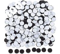 Carré magnétique adhésif de 100 carrés 0,9 mm x Ø 14 mm - Une face adhésive et une face magnétique, la solution pour rendre magnétique tous les objets et photos