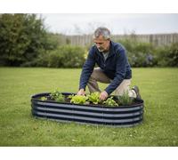 Carré Potager Au Sol Anthracite S - Esschert Design Multicolore