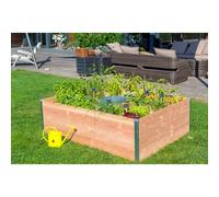 Mon Petit Potager Carré potager en bois avec composteur Keyhole Garden 170 x 120 cm - MPP KGM170X120X40 D