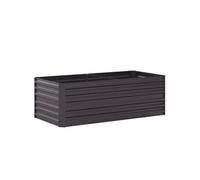 Outsunny - Carré potager de jardin renforcé 180 x 90 x 59 cm tôle d'acier ondulée galvanisée gris