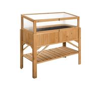 CARRE POTAGER - TECTAKE - Carré Potager de jardin sur Pied Surélevé 119 x 57 x 124 cm en Bois de pin imprégné