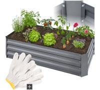 Carré potager en Acier galvanisé Résistant aux intempéries
