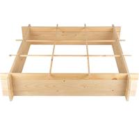 Carré Potager En Bois 1 Mètre Beige