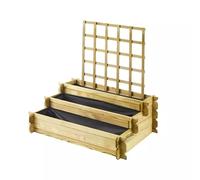 Carré potager en bois avec treillis ANGELIC - Cerland