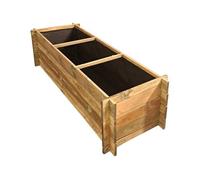 Carré Potager En Bois "Dhalia" - 140 X 60 X 41 Cm