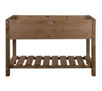 Carré potager en bois marron L -