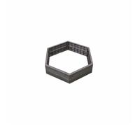 Garantia – Carré potager Ergo – imitation bois, modulable, 6 parois, avec fixations