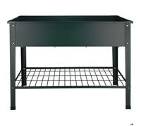 Carré Potager En Métal Vert 100 X 40 X 80 Cm Vert