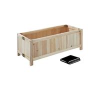 Carré potager pliable marron