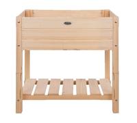 Carré potager S - ESSCHERT DESIGN - Bois naturel - 79 x 41 cm - Espace de stockage - Pratique
