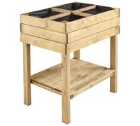 Carré potager sur pieds 80 x 60 x 87 cm