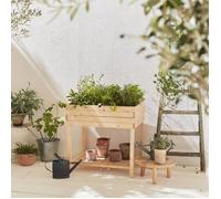 Alice's Garden - Carré Potager sur Pieds 80x60. Anémone - Potager en épicéa finlandais