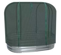 TERRE JARDIN Jardinière Potager Surélevé en Métal 120 x 60 x 110 cm - Carré Potager avec Arceaux et Filet de Protection Anti insecte - Bac Potager Légumes, Fleurs et Aromatiques