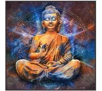 Carré simili cuir 44x44 cm bouddha(...) - bouddha G