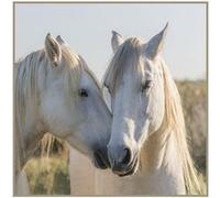 Carré simili cuir 44x44 cm deux chevaux(...) - kc0013 kc0013 G