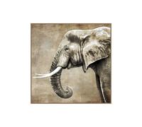 Carré simili cuir 44x44 cm éléphant(...) - kc0011