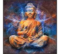 Carré Simili cuir Budha