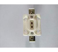 Carré type convexe Bean gall light G5.3/MR16 support de lampe Grid light biliary light G5.3/MR16 support de lampe en céramique