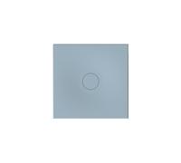 Bette Carreau de douche BetteAir 7350-418T2 900 x 900 mm, bleu satiné, rectangle, acier au titane émaillé, avec support minimum