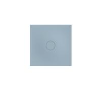 Bette Carreau de douche BetteAir 7350-418T2 900 x 900 mm, bleu satiné, rectangle, acier au titane émaillé, avec support minimum