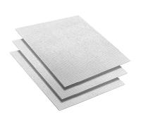 Carreau de miroir mosaïque - vidaXL - 3 pièces - Argent - 30x30 cm - Verre - Décor géométrique - Miroir carré