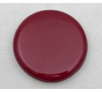 Carreau de nettoyage rouge coquelicot Couvercle de nettoyage pour poêle en faïence rond 15 cm