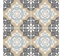 [ Carreau de Sol Stickers ] - Sticker Autocollant - Adhésif pour carrelage interieur I Recouvrir Faience salle de bain et cuisine I Décoration sol I Design: OCRE - 30x30 cm - Vendu à l’unité