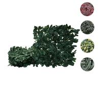 Carreau Mural Hwc-L78, Pare-Vue Pare-Vent Revêtement Pour Terrasse/Balcon, 4x 50x50cm Chacun = 1m² Laurier Vert Vert