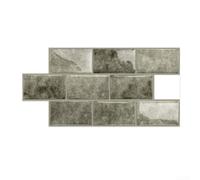 Carreaux auto-adhésifs 15,2 x 30,5 cm Noir Fond de cuisine (D-006)