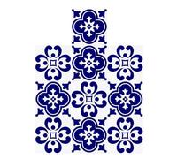 Carreaux Autocollants Peel - Décalques De Style Français, Autocollants Pour La Maison | Blue Whit | 10 Pièces Pour Carreaux Muraux De Style Français - Pour Les Carreaux Adhésifs Pour Dec