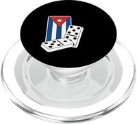 Carreaux de Domino drôles - Drapeau cubain Minimaliste PopSockets PopGrip pour MagSafe