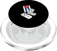 Carreaux de Domino drôles - Drapeau cubain Minimaliste PopSockets PopGrip pour MagSafe