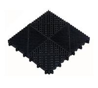 Carreaux de drainage emboîtables pour une utilisation en extérieur et garage, tapis de grille modulaire robuste pour lavage de voiture, balcon, terrasse et cour