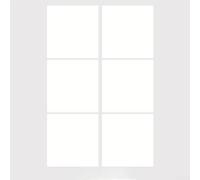 Carreaux de feutre autocollants pour cible de fléchettes - Protections murales avec réduction du bruit et prévention des dommages pour salles de jeux - Blanc - 600 x 600 mm (600 x 900 x 12 mm)