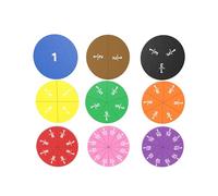 Carreaux de fraction pour améliorer les compétences en classe et à la maison pour l'apprentissage des mathématiques visuelles