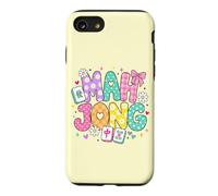 Carreaux de Mahjong Amusants avec Perles de Jeu Chinois Coque pour iPhone SE (2020) / 7/8