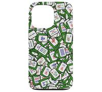 Carreaux de Mahjong Traditionnels en Motif dispersé v2 Coque pour iPhone 13 Pro