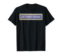 Carreaux de métro New York NYC Trains Uptown pour Hommes et Femmes T-Shirt
