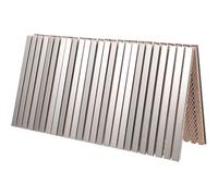 Carreaux de Miroir en Acier Inoxydable Argenté pour Déco Murale | Installation Rapide et Résistante à L’usure, Finition Élégante, Usage Maison ou Entreprise, Format Long