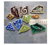 carreaux de mosaïque, 100 g 200 Fragments de mosaïque en céramique DIY forme irrégulière Pierre libre Pièces porcelaine Matériau fait main Collage Petits carreaux(200g)