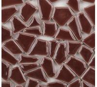 Carreaux de mosaïque Carreaux de mosaïque en céramique auto-adhésifs miroir carré multicolore 1cm x paquet 100g bricolage artisanat(Bruin)