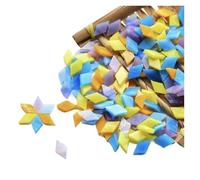 Carreaux de mosaïque Carreaux de mosaïque en verre miroir carré auto-adhésif multicolore 1 cm 50g(Color 19)