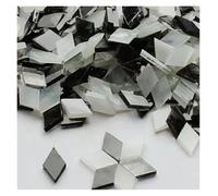 Carreaux de mosaïque Carreaux de mosaïque en verre miroir carré auto-adhésif multicolore 1 cm 50g(Color 30)