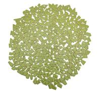 Carreaux de mosaïque en céramique irrégulière, 500 g, 0,5 x 2 cm, petits morceaux de mosaïque pour bricolage, loisirs créatifs, décoration murale d'intérieur (vert gazon)