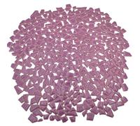 Carreaux de mosaïque en céramique irrégulière, 500 g, 0,5 x 2 cm, petits morceaux de mosaïque pour bricolage, loisirs créatifs, décoration murale (violet)